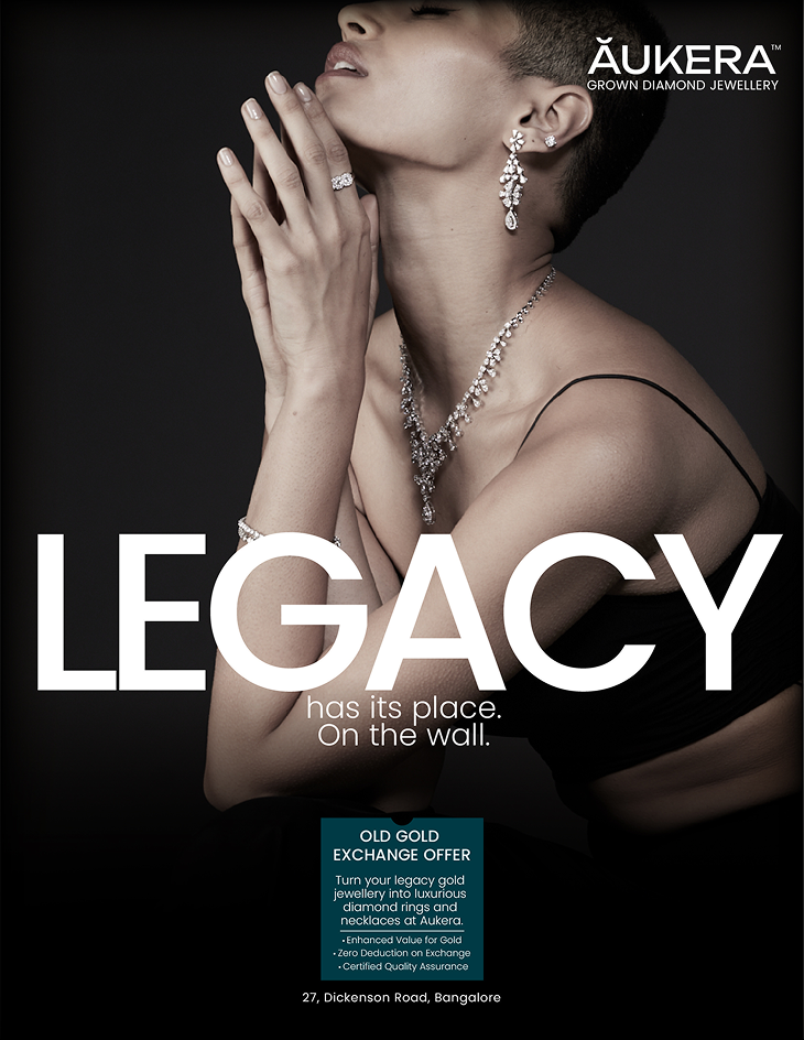 Aukera Print advertisement by Bask Creative — Legacy has its place. On the wall.