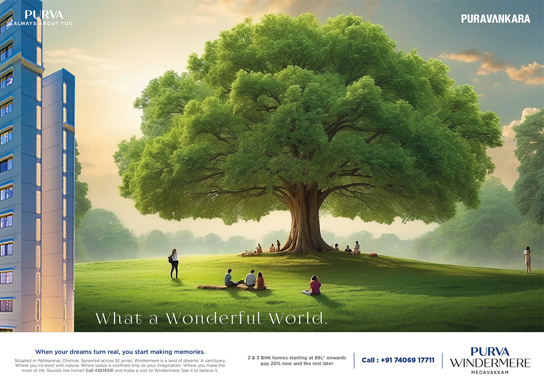 Puravankara Print advertisement by Bask Creative — What a wonderful world