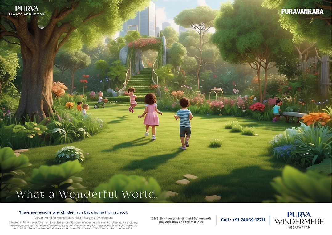 Puravankara Print advertisement by Bask Creative — What a wonderful world